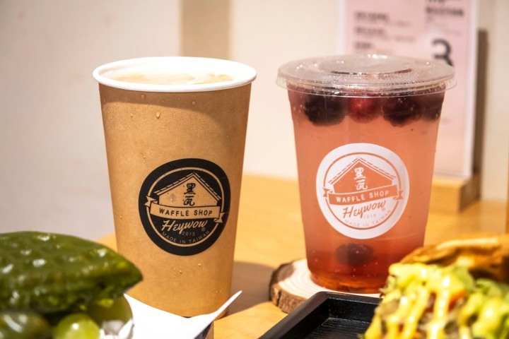 竹北街區大人味下午茶!獨家苦甜黑瓦風味鬆餅現做現嘗鮮!