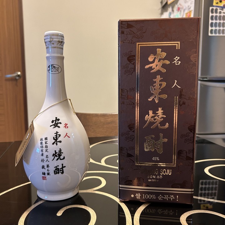 韓國傳統安東燒酎喝法請益