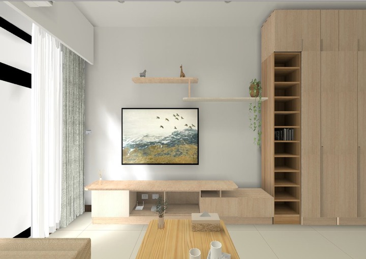 【開箱】台中22坪無印風裝潢,一家六口入住心得