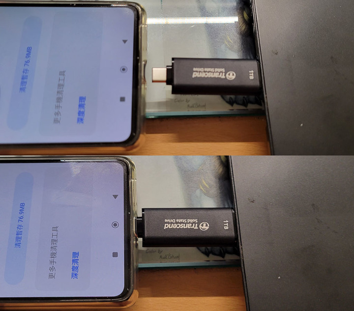 點我看大圖 創見Transcend ESD310C雙頭外接式1TB SSD開箱