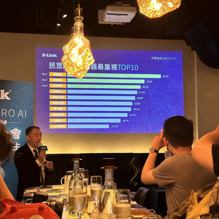 AI加持 智慧居家連網，D-Link AQUILA PRO AI 體驗會