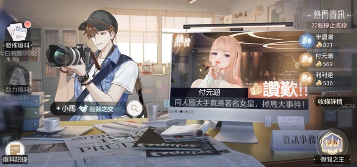 《絕對演繹》竟然連明星養成遊戲都能和玩家搞CP?