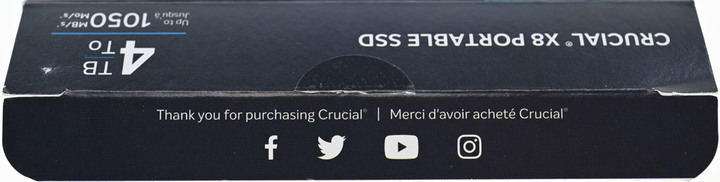 美光Crucial X8外接式4TB SSD開箱