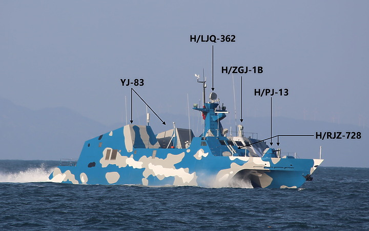 點我看大圖 國軍靶標誌:01-雄風靶船(上)-共軍水面作戰船艦整理(完結)-2023年6月30號更新