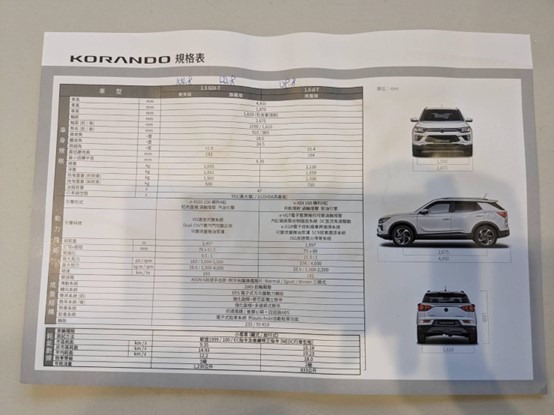 KORANDO 雙龍汽車柴油、電車版試乘分享
