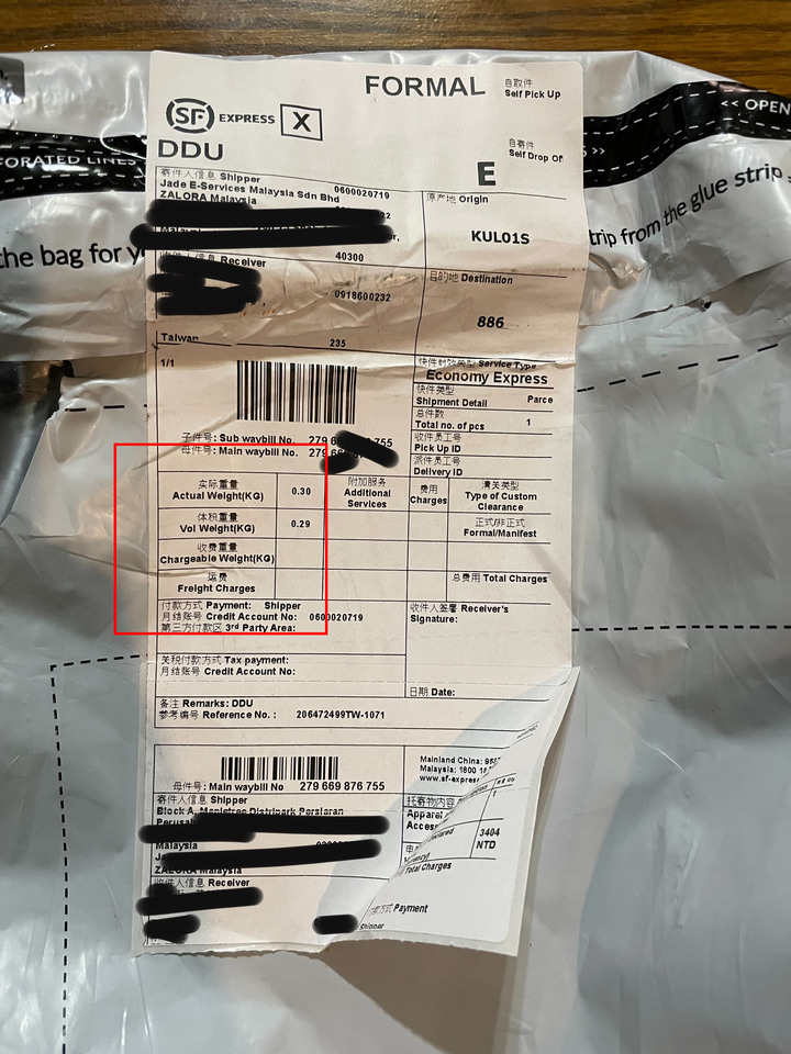 求救!時尚網站ZALORA寄空盒無商品,涉嫌詐騙?(已解決)