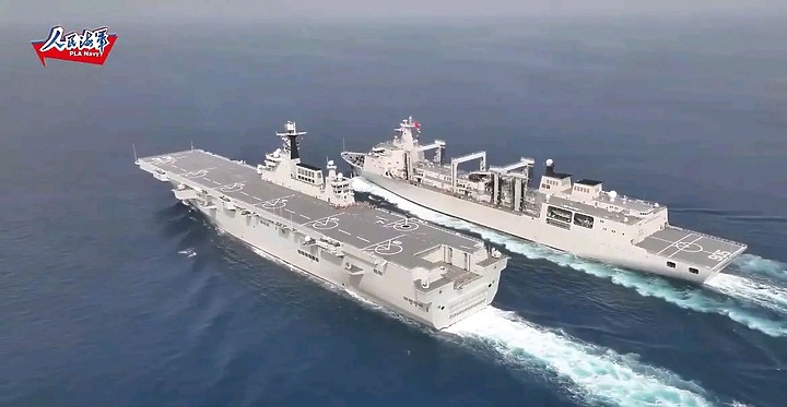 國軍靶標誌：02-雄風靶船(中)-共軍載具平台船艦整理-2023年7月10號更新
