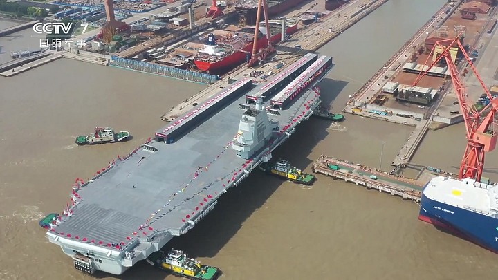 國軍靶標誌：02-雄風靶船(中)-共軍載具平台船艦整理-2023年7月10號更新