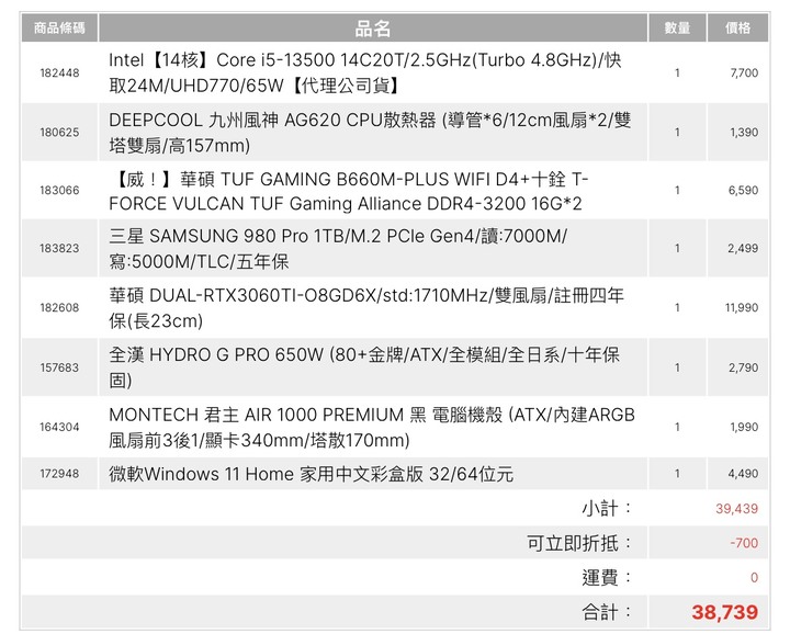 想組一台3萬5~4萬的遊戲機