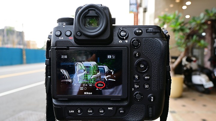 Nikon Z9韌體4.0操作示範，設定距離及運動設定拍攝情形。