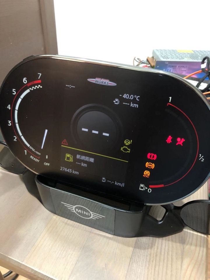 DIY BMW MINI 清洗6WB 數位儀表 BMW MINI 6WB Virgin