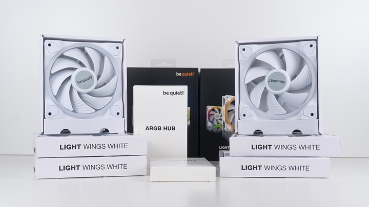「開箱」be quiet! Light Wings White - 為火熱的 i9 帶來冰冷且寧靜的體驗