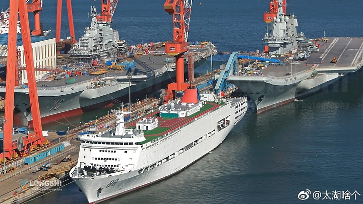 國軍靶標誌：02-雄風靶船(中)-共軍載具平台船艦整理-2023年7月10號更新