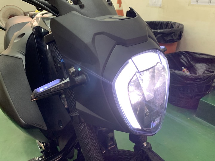 Suzuki intruder 入侵者155 (白牌美式機車化身小惡魔風)