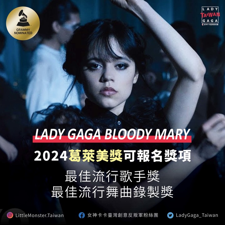富比士 Forbes 探討：女神卡卡 Lady Gaga 是否會打破傳統 將〈血腥瑪麗 Bloody Mary〉提交報名葛萊美獎