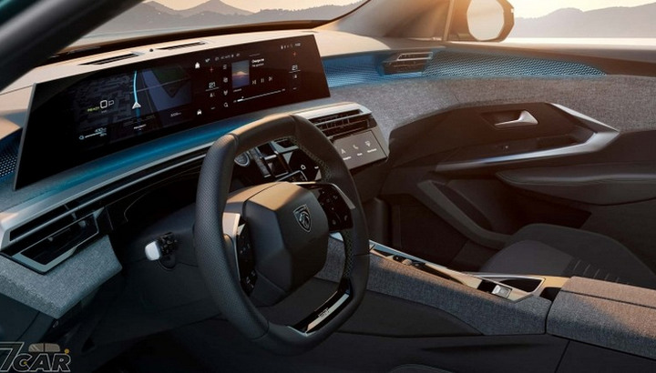 21 吋曲面螢幕上身 Peugeot 公布新一代 3008 內裝設計