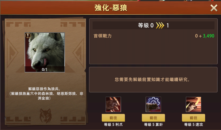 不獸控制的狼族復興之路－狼族崛起