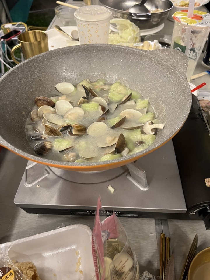 #蓋樓 曬卡式爐料理