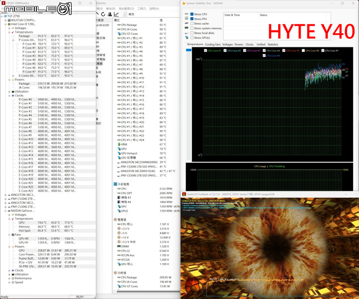 電競魚缸?HYTE Y40全景機殼