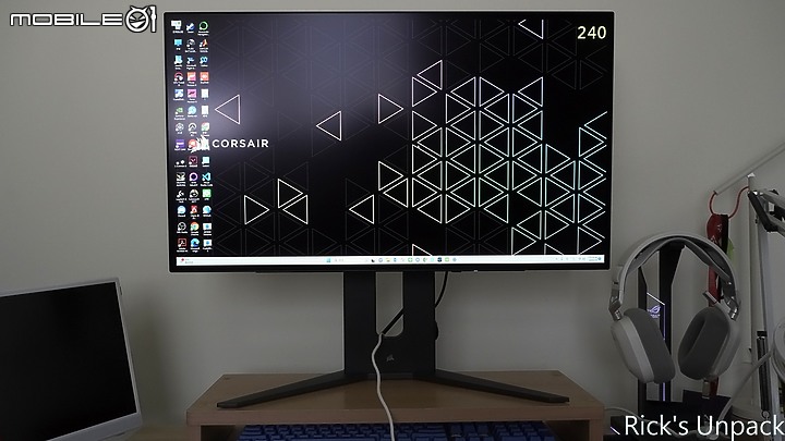點我看大圖 【開箱】OLED電競螢幕初體驗 | CORSAIR XENEON 27QHD240 OLED