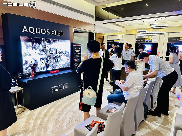 重返台灣市場的重砲 - SHARP AQUOS XLED 4K 23年新品發表體驗會