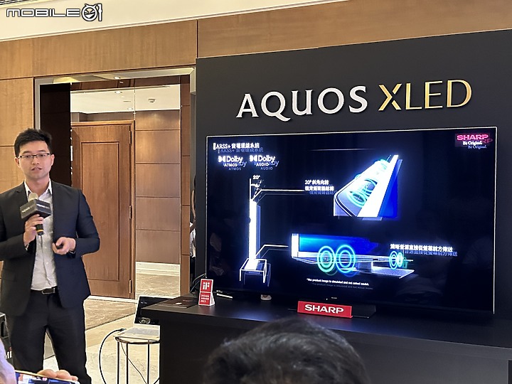 重返台灣市場的重砲 - SHARP AQUOS XLED 4K 23年新品發表體驗會