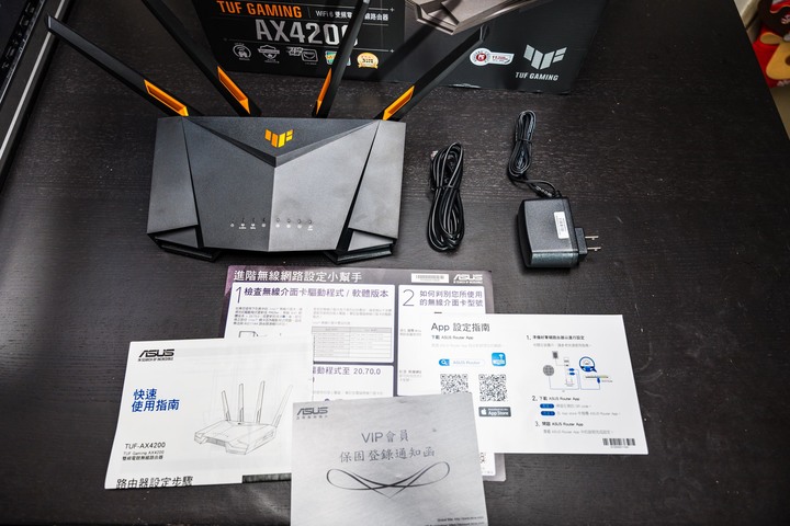 【開箱】擁抱極速2.5GbE!華碩 ASUS TUF Gaming AX4200 電競無線路由器!