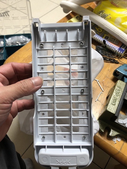 國際牌直立式洗衣機過濾槽DIY改造濾網