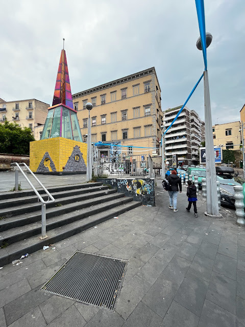 2023歐遊美術館40天 - 第8天 - 與古城龐貝 (Pompeii) 和美麗的拿坡里 (Napoli)地鐵站相遇！
