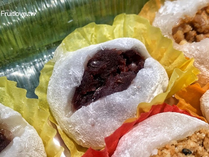 點我看大圖 彰化美食-鹹麻糬皮Q內餡飽滿,清爽好吃不油膩,甜麻糬一樣好吃