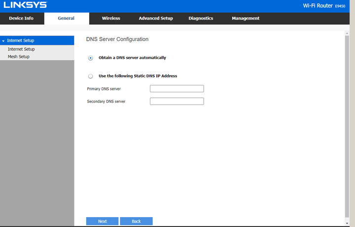 解 LINKSYS E9450 WiFi Router 設定完成後再也無法登入 Web 的問題