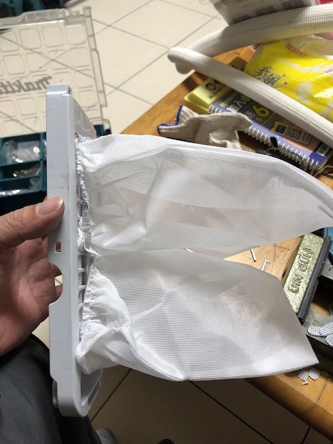 國際牌直立式洗衣機過濾槽DIY改造濾網