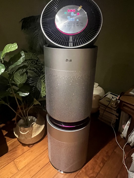 【體驗】LG 空氣清淨機+濕拖清潔機器人一個月體驗分享, 救救台北過敏兒的夏日濕悶髒