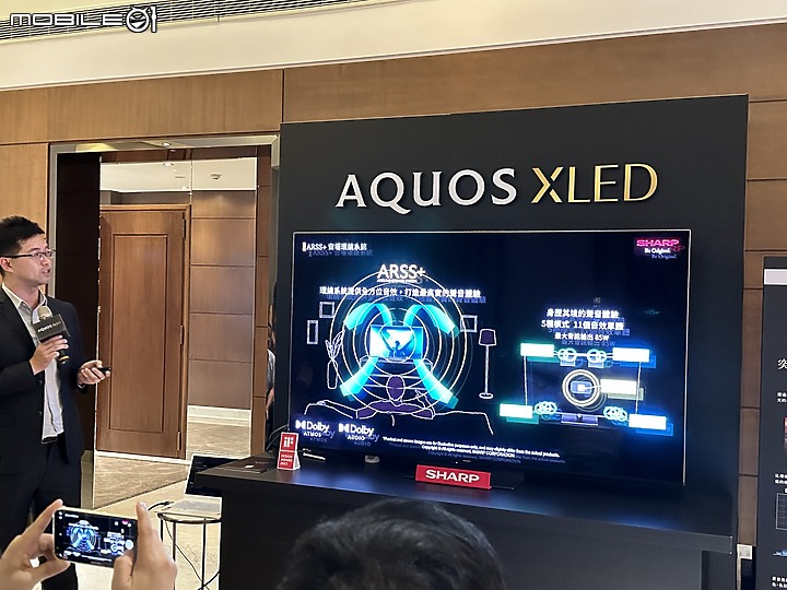 重返台灣市場的重砲 - SHARP AQUOS XLED 4K 23年新品發表體驗會