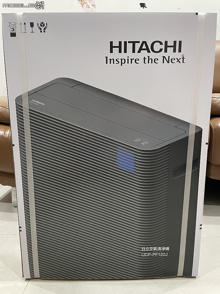 點我看大圖 日本製造的精品設計 ─ 急速淨化空氣與一級省電的日立空氣清淨機 UDP-PF120J 開箱與使用體驗