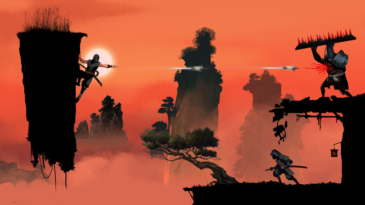 《Ninja Warrior 2: Warzone & RPG》忍者武士 橫向卷軸 ARPG 忍者闖關戰鬥 | 一碰就死的忍者遊戲 通關、失敗、重來、回首頁都會強制看 5 秒廣告