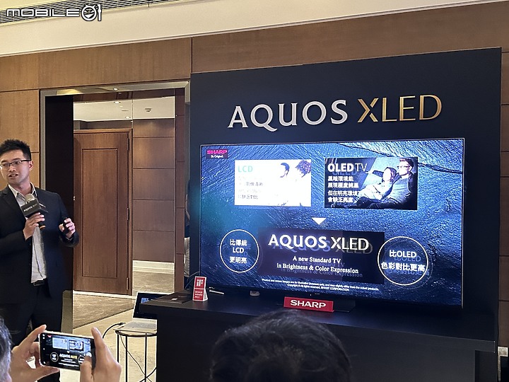 重返台灣市場的重砲 - SHARP AQUOS XLED 4K 23年新品發表體驗會