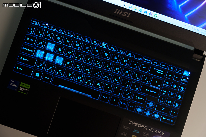 MSI Cyborg 15 A12V 實測報告|以前衛科幻語彙打造效能電競