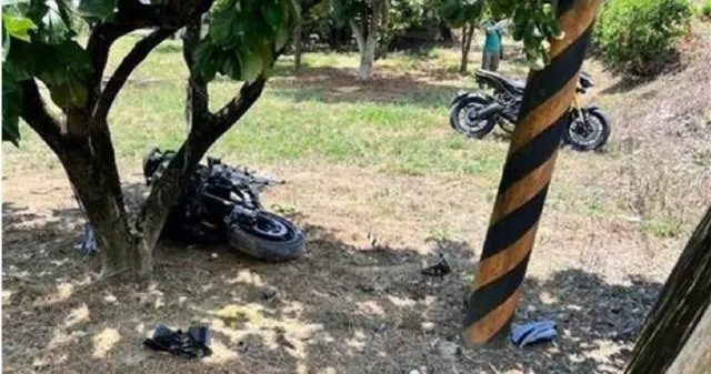 獅潭三重機車禍,一死二傷