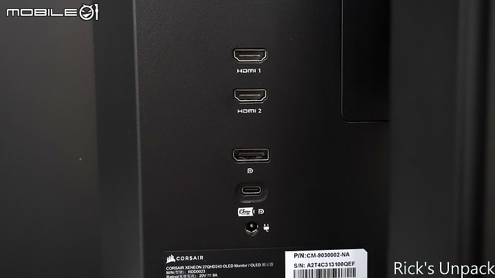 點我看大圖 【開箱】OLED電競螢幕初體驗 | CORSAIR XENEON 27QHD240 OLED