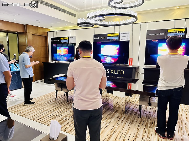 重返台灣市場的重砲 - SHARP AQUOS XLED 4K 23年新品發表體驗會