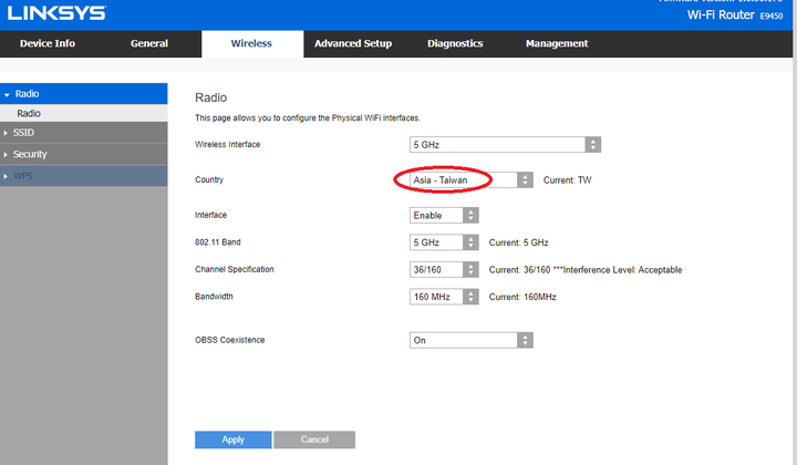 解 LINKSYS E9450 WiFi Router 設定完成後再也無法登入 Web 的問題