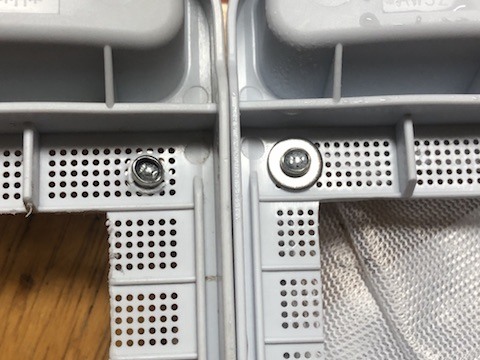 國際牌直立式洗衣機過濾槽DIY改造濾網