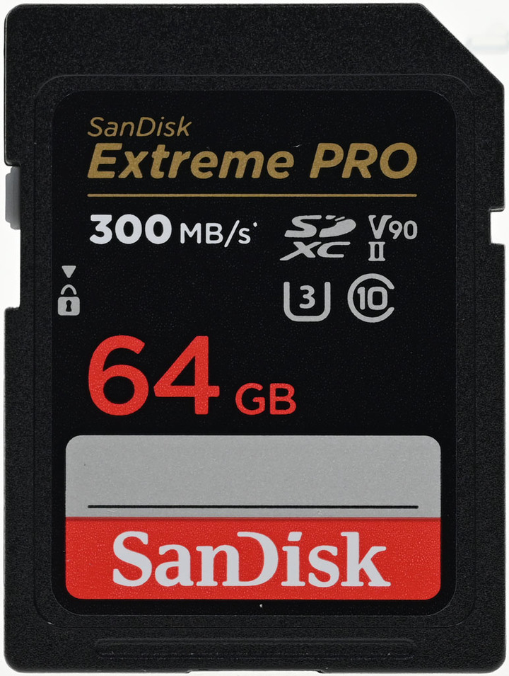 點我看大圖 速度高達300MB/s的SanDisk Extreme PRO 64GB SDXC UHS-II記憶卡開箱