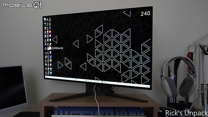 點我看大圖 【開箱】OLED電競螢幕初體驗 | CORSAIR XENEON 27QHD240 OLED