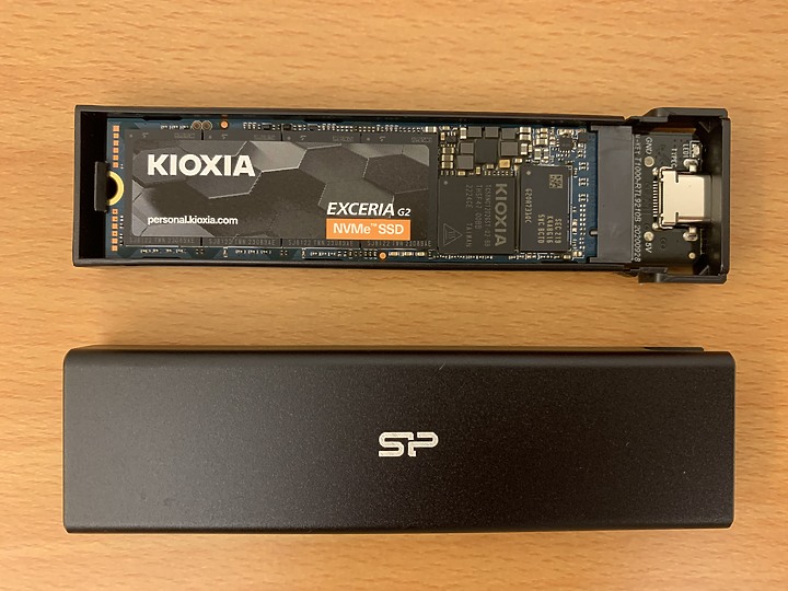 點我看大圖 SP PD60 M.2 SSD外接盒+Kioxia G2 1TB SSD開箱心得