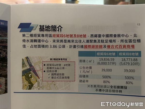 水湳經貿園區地上權說明會擠爆！百貨龍頭都來了