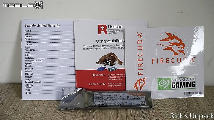 點我看大圖 【開箱】Gen5 SSD初體驗|SEAGATE FIRECUDA 540 PCIE Gen5 SSD 2TB