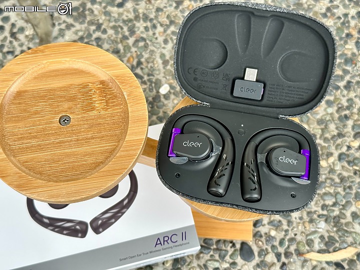 點我看大圖 紫色配色最美 Cleer ARC II 電競版 開放式真無線藍牙耳機