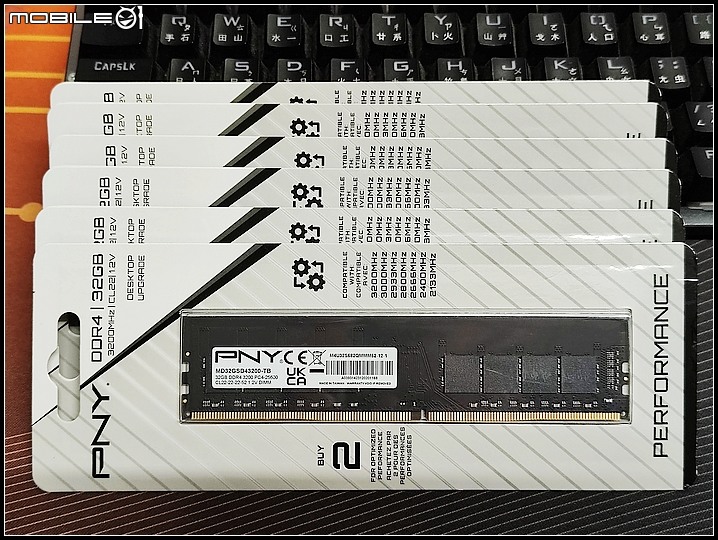 PNY DDR4-3200 32GB 999-簡短開箱